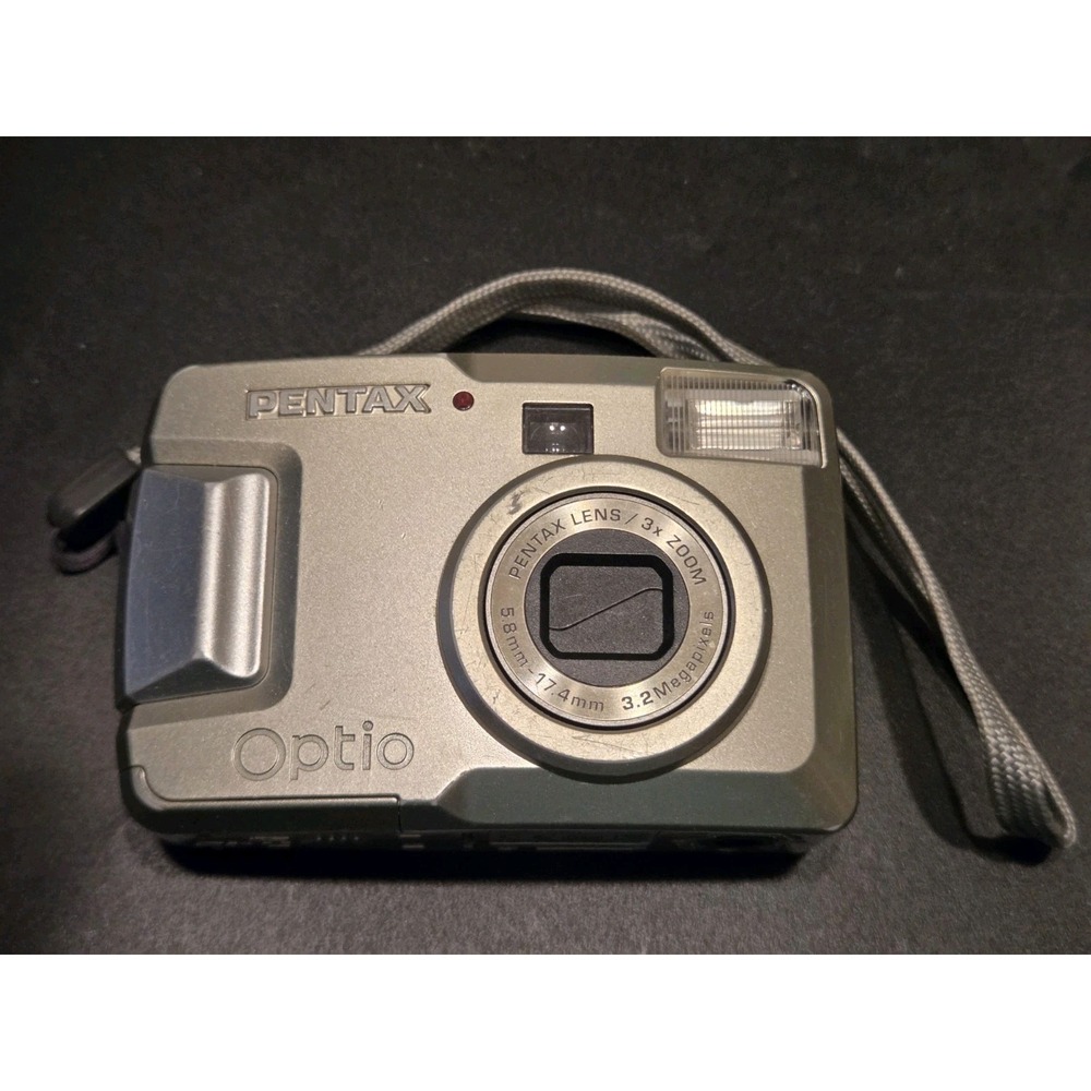 Pentax Optio 30 3.2MP 3x Zoom Digital Camera TESTED WORKS